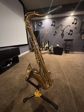 Selmer Tenor Saxophone Brass Gold Lacquered Finish with Stand