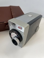 Kodak Brownie 8 Movie Camera f/2.7 Vintage 8mm Film Camera With Case Untested