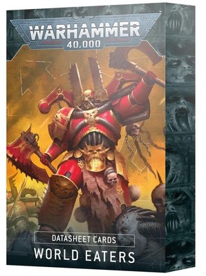 World Eaters Datacards   35 Quick Reference Cards | Warhammer 40K | Warmodels