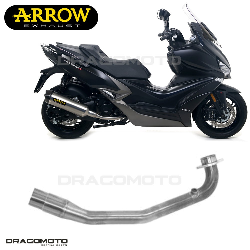 Collecteur Arrow Kymco Xciting 400i S pour rouler en ville en toute légalité et confort