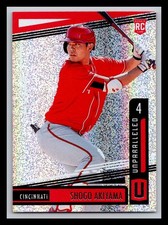 2020 Panini Chronicles Unparalleled Galactic #12 Shogo Akiyama Rookie Cincinnati
