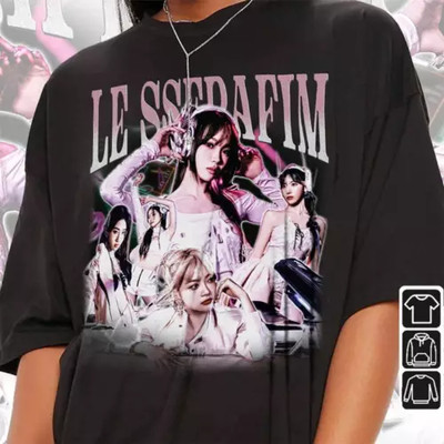 Le Sserafim Kpop Shirt, Le Sserafim Perfect Night Album Sweatshirt