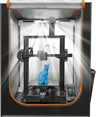 3D Printer Enclosure with LED Light, Fireproof Dustproof Tent Constant Temperatu