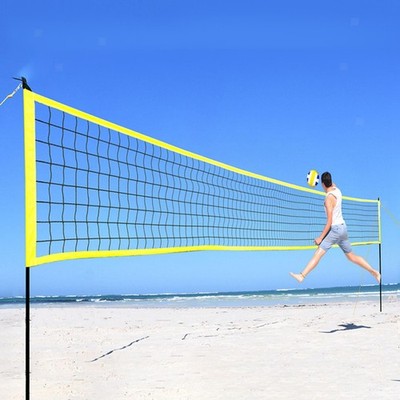 Volleyball-Set mit Pumpe, Beachvolleyball-Set für Park, Rasen,