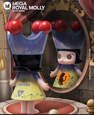 Authentic MEGA ROYAL MOLLY 100% Snow White Series Limited Edition