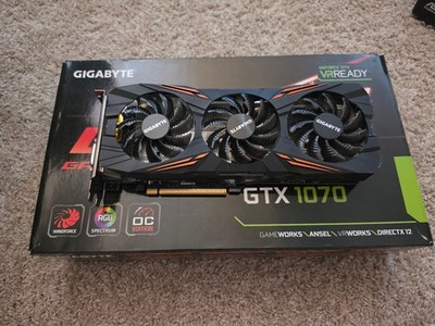Gigabyte GeForce GTX 1070 G1 Gaming 8GB Graphics Card, GV-N1070G1-8GD