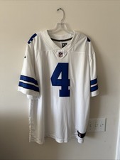 Maglia uomo Nike Dak Prescott #4 Dallas Cowboys VAPOR LIMITED NFL taglia 3XL bianca