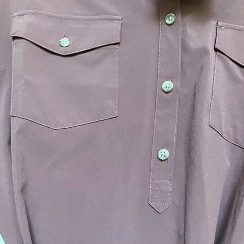 Eddie Bauer Travex Departure Shirt Dress Womens L Lightweight Travel Hiking New - Picture 6 of 11