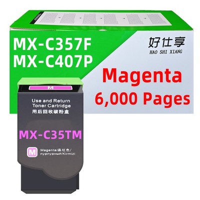 MX-C35TM Magenta Toner Cartridge Compatible for Sharp MX-C357F MX-C407P Printer