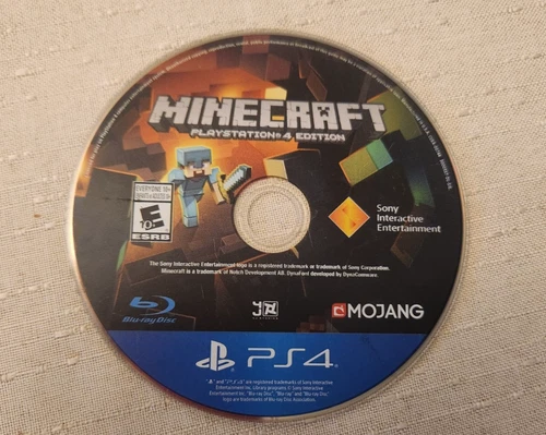 Minecraft: Playstation 4 Edition (Sony PlayStation 4 PS4, 2014) Disc Only (NTSC)