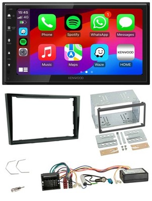 Kenwood Can Bus USB DAB 2DIN Bluetooth Car Stereo for Opel Corsa D 09-14 Piano