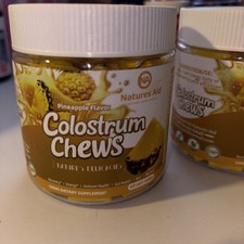 BestBy12/26 Natures Aid Colostrum Chews Probi...
