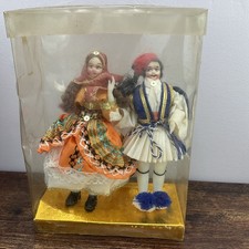 Hand Made Traditional Folk Art Collectible Dolls Vintage New In Box