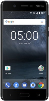 Nokia 5 (2017) Smartphone 5,2 Zoll 16GB Android Dual Sim satin-schwarz ''gut''