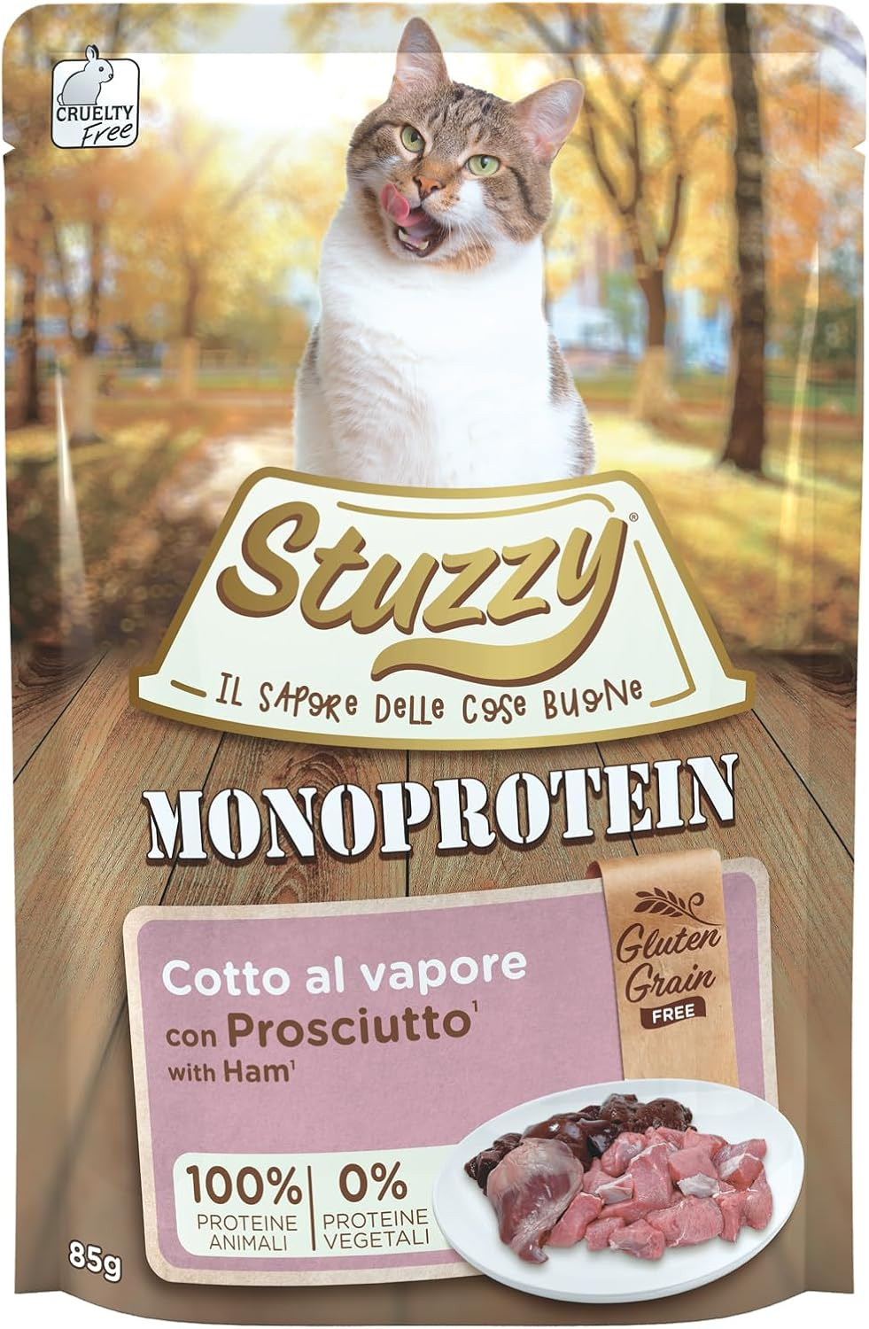 Stuzzy Monoprotein Gatto Prosciutto - La Pappa che non stanca mai