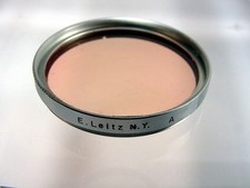36mm Orange A Summitar Filter E Leitz N.Y. E No box 39 1