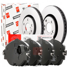 Ferodo Front Brake Discs And Pads For Skoda Karoq Superb I II Yeti TDI TSI