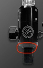 UNIVERSAL PAINTBALL REGULATOR TO BOTTLE ORING (2) - NINJA / POWERHOUSE / HK/ETC.