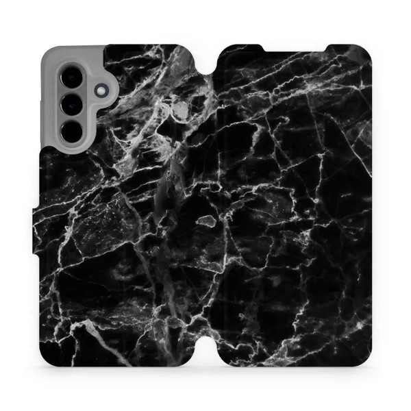 HandyhüLle Mit Klappe FüR Galaxy A36 5G Mobiwear Case Flip Cover Etui Schwarz-image