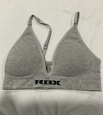 RBX Women’s Gray Color Padded Bra Size XL