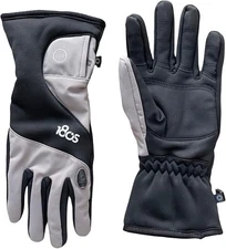 Smart Touch LED Light 180s Unisex Cold Weather Glove (Gray Large)
