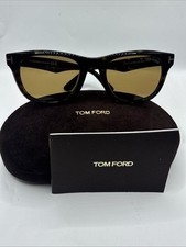 Tom Ford Kendel 54mm Dark Havana Sunglasses FT1076-52E-54 Authentic With Case