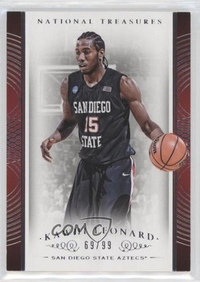 2015 Panini National Treasures College 69/99 Kawhi Leonard #68 1u6