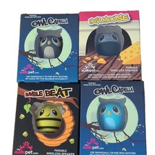 My Audio Pet Wireless Speakers 2 Owl Capellas, 1 Mega Mouse and 1 Bumble Beat