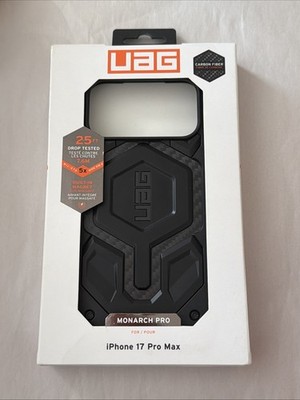 UAG Monarch Pro Series Case w/Magsafe for Apple iPhone 17 PRO MAX Black OPEN NEW
