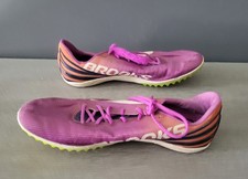 Brooks Mach 17 Spike Track and Field Lightweight Purple White Running Shoes 10