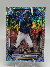 2026 Bowman Chrome Jesús Made RC Speckle Refractor /299 Milwaukee Brewers BCP-96