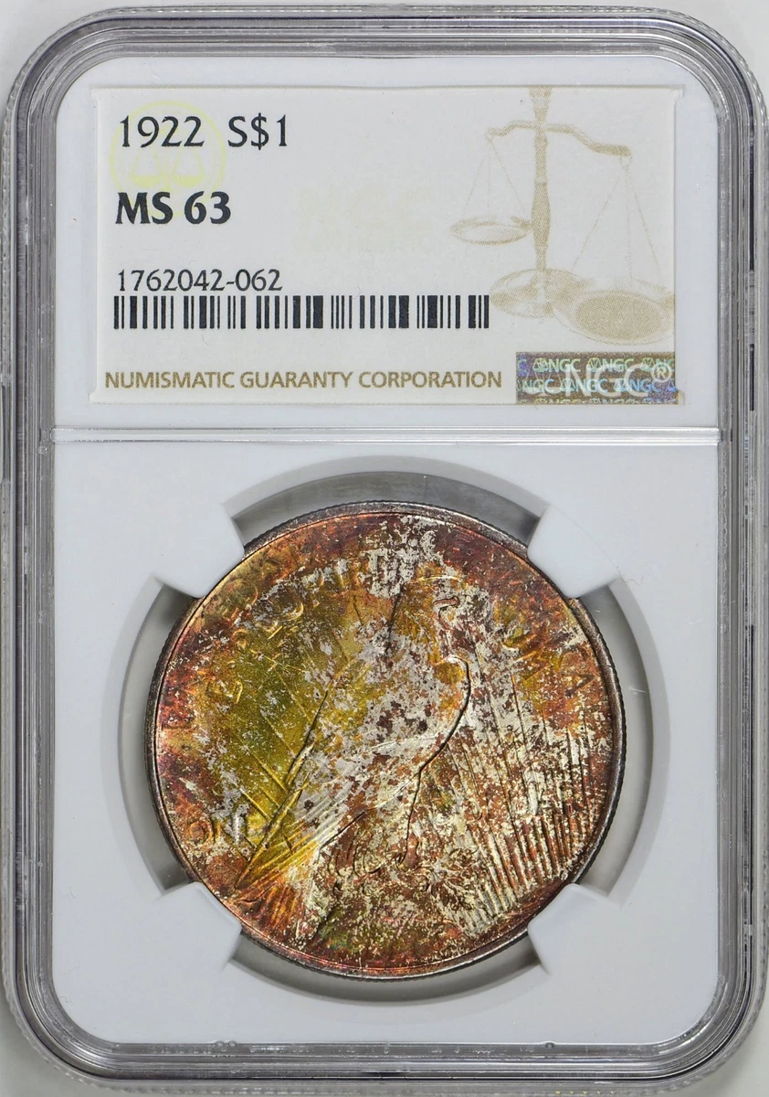 1922 NGC 和平美元| eBay