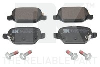 NK Bremsbelagsatz Scheibenbremse 222399 FüR VAN Panda Fiat 4X4 312CXG2B 312PXG1A