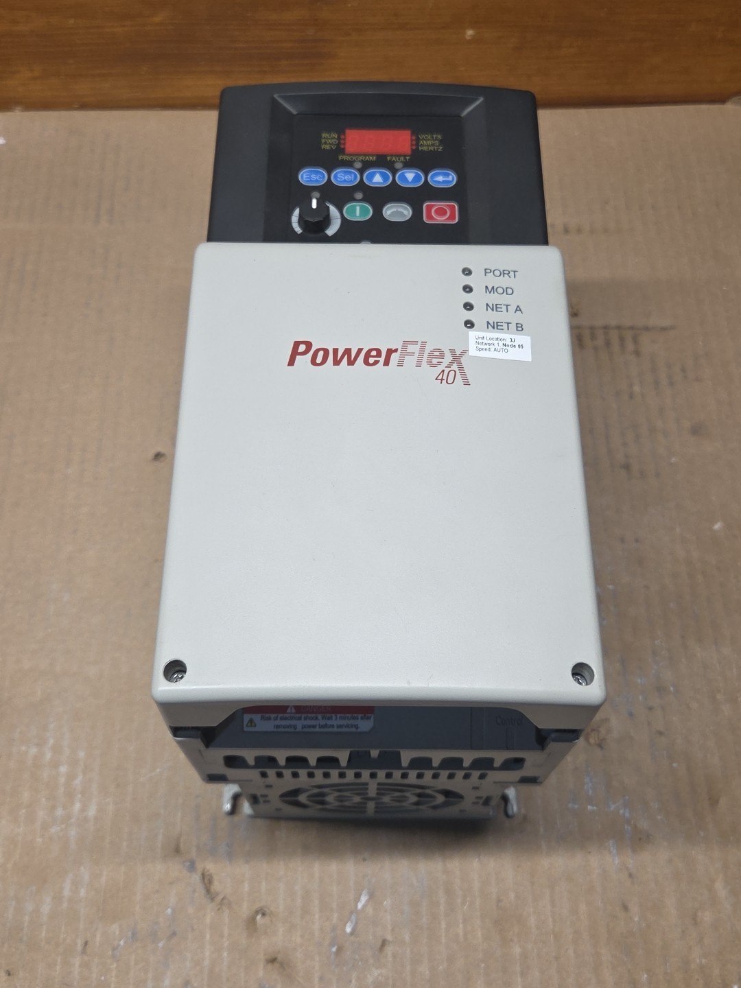 22B-D017N104 - Allen-Bradley VFD - PowerFlex 40 - 10HP 480V 17A