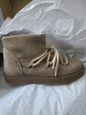 INUIKII Classic Low Fellboots Wildleder, Beige, Damen, EU 38, NEU