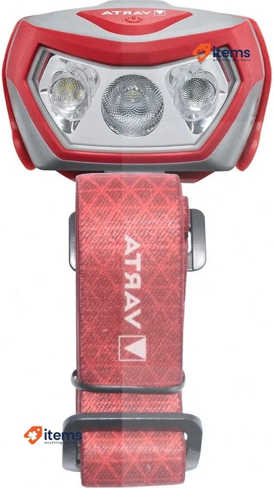 Linterna Frontal VARTA LED Incluye 3x Pilas AAA, Deportes Al Aire Libre H20 Pro - Imagen 2 de 3