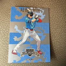 PJ Morlando 2025 Panini Crusade #2 - Gold Foil - Miami Marlins