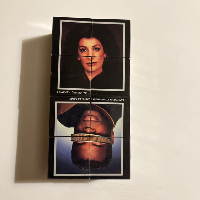 Star Trek: The Next Generation Picture Puzzle Cube 1995 Applause, TNG