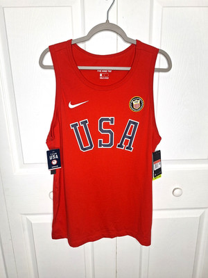 Nike オリンピックチーム タンクトップ アメリカ　Team USA ナイキ Nike Team USA Heritage Tank Top Tokyo 2020 Olympics Red Crest