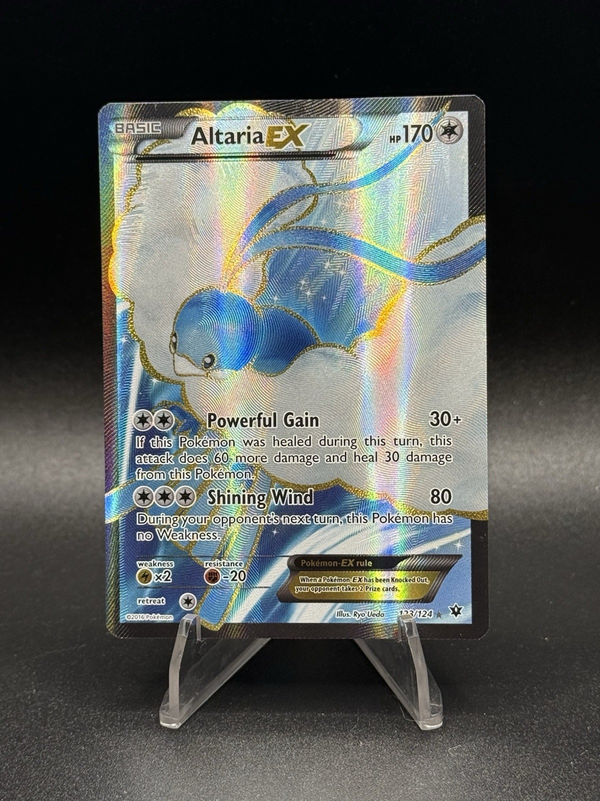 Pokemon Altaria EX (Full Art) 123/124 Fates Collide Holo