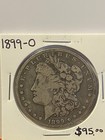 1899-O Morgan Silver Dollar, New Orleans Mint, 90% Silver, Circulated — photo 1