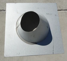 NEW HIGH TEMPERTURE SECTION ROOF FLASHING GALVANIZED STEEL 14.5" & 8"