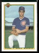 1990 Bowman #27 Greg Maddux Chicago Cubs