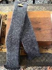 NWOT Extra Long 40 Leg Warmers Blueish Charcoal Color Figure Skating Dance