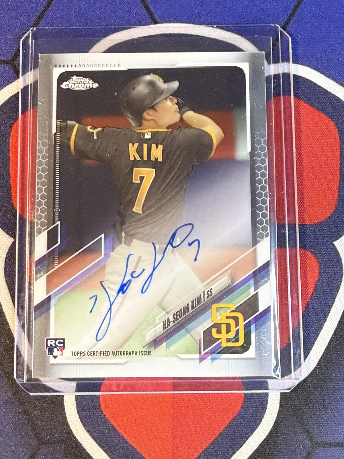 2021 Topps Chrome - Rookie Autographs Ha-Seong Kim #RA-HK (AU, RC)