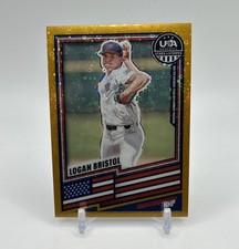 2026 Prizm Stars and Stripes Logan Bristol Gold Disco RC /10 #164 16/17U USA