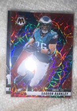 2025 Panini Mosaic - Saquon Barkley #212 Red Scope Prizm