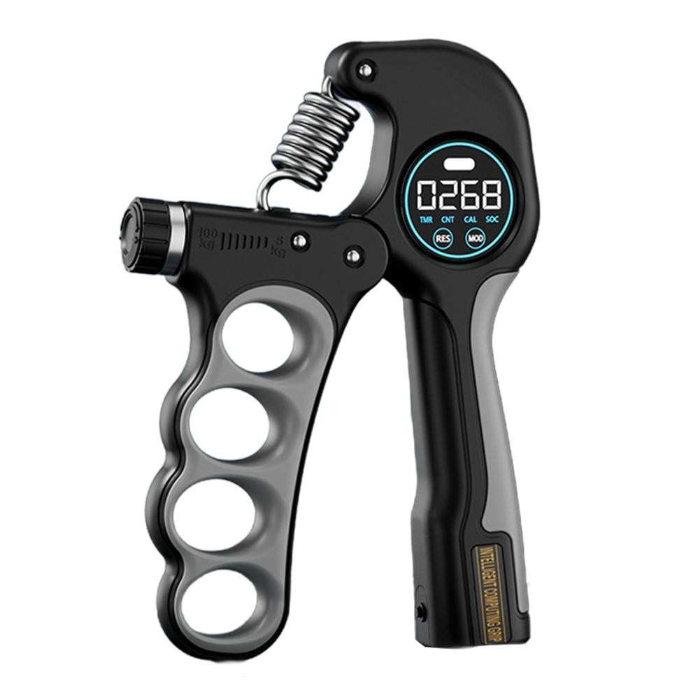 ~Grip strength training device with adjustable LCD electronic counter