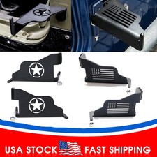 1 Pair Door Side Hinge Front Foot Peg Rest Pedal For Jeep Wrangler Tj 19972door