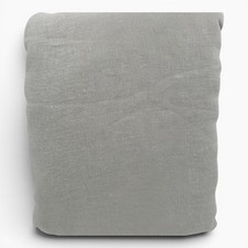 NEW West Elm European Flax Linen Duvet Cover Full Queen Celadon Melange